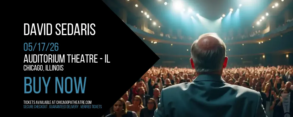 David Sedaris at Auditorium Theatre - IL