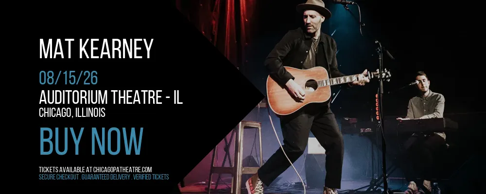 Mat Kearney at Auditorium Theatre - IL